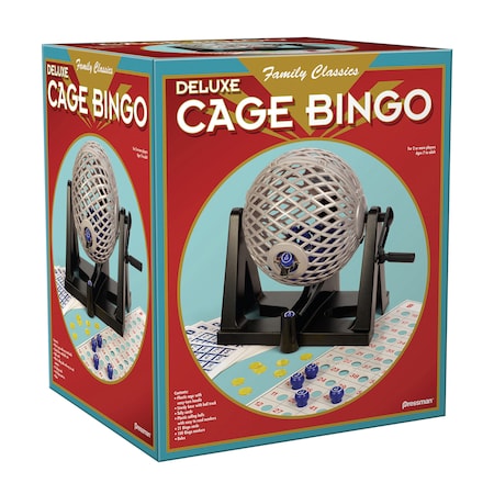Pressman Deluxe Cage Bingo 320706